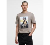 Barbour - International Nicholl SMQ Graphic - T-shirt homme Timberwolf - L