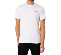 Barbour International pour des Hommes T-Shirt ajusté à Petit Logo, Blanc, 3XL
