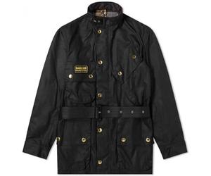 Barbour International - Veste en coton ciré Original Noir, Noir , 40