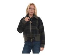 Barbour - Ivybridge Wool-Blend Overshirt - Femme - Vestes - Vert - Taille: 36 FR