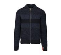 Barbour - Knitted Bomber Jacket - Homme - Pulls - Bleu - Taille: XL