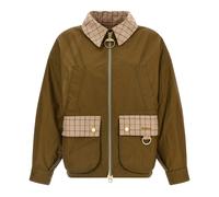 Barbour - Launton Waxed Jacket - Femme - Vestes - Brun - Taille: 36 FR