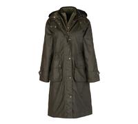 Barbour - Long Cannich Wax Jacket - Veste imperméable femme Olive / Classic - UK 10 / S