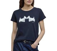 Barbour LTS0669 Couleur NY73 Bleu marine Highlands T-shirt femme, Ny73 Bleu marine, 40