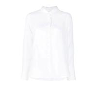 Barbour - Marine Relaxed Long-Sleeved Shirt - Femme - Blouses et Chemises - Blanc - Taille: 38 FR