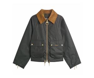 Barbour - Marron Waxed Jacket - Femme - Vestes - Vert - Taille: 38 FR