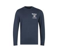 Barbour - Navy Reed Crew SweaT-shirt - Homme - Sweatshirts et sweats à capuche - Bleu - Taille: L