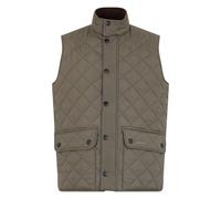Barbour - New Lowerdale Padded Gilet - Homme - Vestes - Brun - Taille: XL