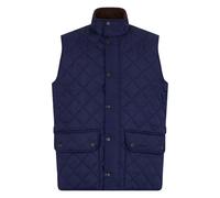 Barbour - New Lowerdale Quilted Gilet - Homme - Vestes - Bleu - Taille: L