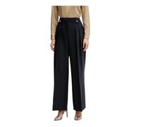 Barbour - Pantalon Avery Coupe Large - Femme - Pantalons - Bleu - Taille: 46 FR