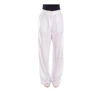 Barbour - Pantalon Droit Rayé Sloane - Femme - Pantalons - Blanc - Taille: 42 FR