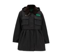 Barbour - Peplum Waxed Jacket - Femme - Vestes - Noir - Taille: 38 FR