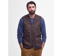 Barbour - Polarquilt Waistcoat Zip-In Liner - Doudoune sans manches homme Dark Brown - S