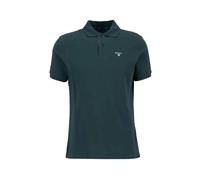 Barbour - Polo avec Empiècements Tartan en Piqué - Homme - Tops - Bleu - Taille: 2XL