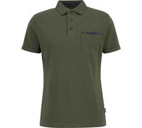 Barbour - Polo en interlock 100% coton - Premium Corpatch Tailored Polo Shirt Dark Olive pour Homme en Coton - Taille M - Kaki Kaki M