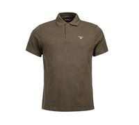 Barbour - Polo Piqué avec Détails Tartan - Homme - Tops - Vert - Taille: S