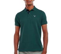Barbour Polo piqué tartan pour homme, Algues marines., L