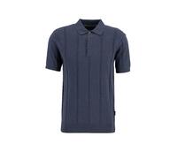 BARBOUR Polo WELLBURN bleu marine | XL