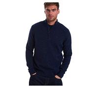 Barbour pour des Hommes Tricot à Demi-Fermeture éclair Tisbury, Bleu, M