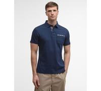 Barbour - Polo en interlock 100% coton - Premium Corpatch Tailored Polo Shirt Navy pour Homme en Coton - Taille XL Navy XL