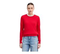 Barbour - Pull col rond Oakley - Femme - Pulls - Rouge - Taille: 44 FR