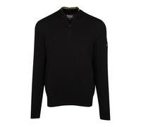 Barbour - Pull en Coton à Demi-Zip - Homme - Sweatshirts et sweats à capuche - Noir - Taille: L