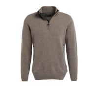 Barbour - Pull en Laine Beige à Demi-Zip Style Classique - Homme - Pulls - Beige - Taille: L