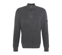 Barbour - Pull Moderne à Fermeture Éclair Charbon Marl - Homme - Pulls - Gris - Taille: L