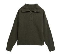 Barbour - Pull-over à quart de zip Lavensdale - Femme - Pulls - Vert - Taille: 40 FR