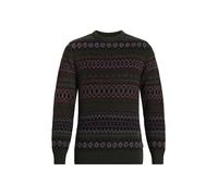 Barbour Pull-over gris / olive / orange foncé / rouge rubis, Taille XL