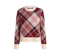 Barbour Pull-over 'Stevie' beige / bourgogne / lie de vin, Taille XXL