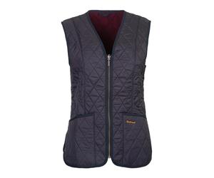 Barbour - Quilted Fleece Vest - Femme - Vestes - Bleu - Taille: 38 FR