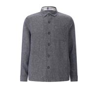 Barbour - Stillwater Linen Blend Overshirt - Homme - Chemises - Bleu - Taille: M