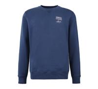 Barbour - Sweat Crew Graphique Steve McQueen - Homme - Sweatshirts et sweats à capuche - Bleu - Taille: L