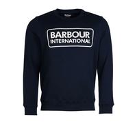 Barbour - SweaT-shirt Marine avec Grand Logo - Style Classique - Homme - Sweatshirts et sweats à capuche - Bleu - Taille: S