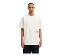 Barbour - T-shirt graphique oversize Terrain - Homme - Tops - Beige - Taille: S