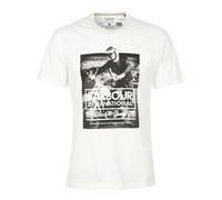 Barbour - T-shirt Harris - Homme - Tops - Blanc - Taille: L
