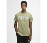 Barbour - T-shirt en coton - Thurford T-Shirt Laurel Green pour Homme en Coton - Taille S - Kaki Kaki S