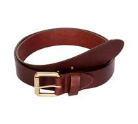 Barbour, unisex, Accessoires, Brun, Taille: S Matte Leather Belt