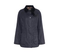 Barbour - Veste cirée bleue avec col en velours côtelé - Femme - Vestes - Bleu - Taille: 40 FR