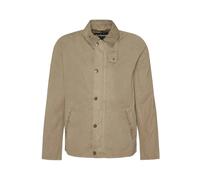 Barbour - Veste en Coton Beige avec Fermeture Éclair et Boutons - Homme - Vestes - Beige - Taille: M