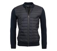 Barbour - Veste gilet matelassé - Essential Carn Baffle Zip Through Knitt Navy pour Homme - Taille S Navy S
