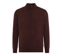 Barbour - Veste Holden Half Zip - Homme - Pulls - Rouge - Taille: M