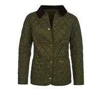 Barbour - Veste matelassée verte avec col en velours - Femme - Vestes - Vert - Taille: 40 FR