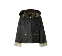 Barbour Veste mi-saison 'Liza' anthracite / kaki / olive / vert pastel, Taille L