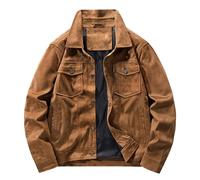 Barbour Veste pour homme rétro sport décontractuelle avec revers Veste d'hiver vintage en coton ciré pour l'automne et l'hiver pour la chasse, le tir et le port à la campagne, 4XL