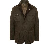 Barbour - Veste cirée authentique avec gilet intégré - Ogston Wax Jacket Olive pour Homme en Laine - Taille XL - Kaki Kaki XL