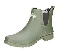 Barbour Wilton Chelsea Bottes de pluie en caoutchouc pour femme, vert olive, 38.5 EU