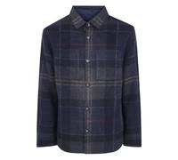 Barbour - Woodlane Brushed Check Overshirt - Homme - Vestes - Bleu - Taille: M