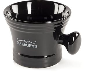 Barburys Garibaldi Bol Mug de Rasage en porcellaine / Noir